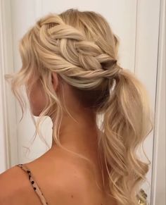 Bridesmaid Hair Up, Wedding Ponytail Hairstyles, Bridesmaid Hair Ponytail, Hairstyles Ponytail