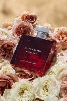 Lose yourself to Romance with the new Eau de Parfum Intense by Ralph Lauren—with wild floral notes and vibrant, captivating intensity of woods. Romance is an adventure. Perfumes Aesthetic, Ralph Lauren Perfume, Romance Perfume, Ralph Lauren Fragrance, Fragrances Perfume Woman, Beauty Rituals, Perfume Collection Fragrance, Perfume Scents, Perfume Lover