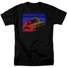 Officially licensed Adult Honda shirts. * Long Sleeve, Unisex Tee, Tall, V-Neck, Premium, Slim Fit, and Tank Tops are made of 100% cotton. * Hoodies, sweatshirts and heathered tees are made of a cotton/polyester blend. Returns/Exchange Form: If you suspect the product is defective or an incorrect item has been sent, please email us first. Care Information: Wash inside out and use cold water. Do NOT use bleach or iron over the decal. Return Policy: If you are not 100% satisfied with your purchase Civic Coupe, Tee Shirt Homme, High Quality T Shirts, Yoga Clothes, Honda Civic, Look Cool, Graphic Shirts, Online Clothing, Black Tee