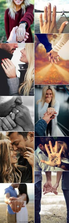 the collage shows many different people holding hands and touching each other's fingers