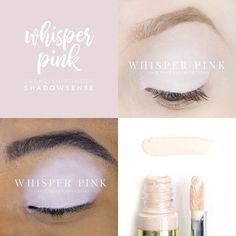 Whisper Pink ShadowSense® Soft Eyeliner, Senegence Shadowsense, Shadow Sense, Senegence Makeup, Eye Anti Aging, Pink Eyeshadow, Stunning Eyes, Waterproof Makeup, Luminous Colours