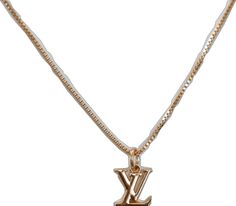 Classic Gold Necklace With Logo Charm, Trendy Tarnish Resistant Pendant Charm Necklaces, Luxury Charm Necklaces With Logo, Elegant Initial Pendant Charm Necklace With Logo, Gold Necklace With Initial Pendant And Logo Charm, Gold Chain Charm Necklace With Initial Pendant, Gold Necklace With Logo Charm And Round Pendant, Gold Pendant Chain Necklace With Logo Charm, Gold Plated Necklaces With Logo Charm As A Gift