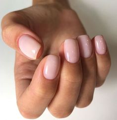 Short Pink Nails, Trim Nails, Neutral Nails, Manicure Y Pedicure, Manicure E Pedicure, Fashion Vintage