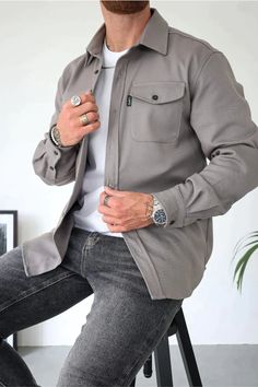 Jacket Making, Shirt Cuff, Elegante Casual, Sleeve Cuff, Business Look, Urban Chic, Casual Everyday, Perfect Man, Casual Look