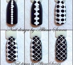 Black And White Nail, Dot Nail Art, Nail Art Techniques, Dots Nails, Dotting Tool, New Nail Art, White Nail