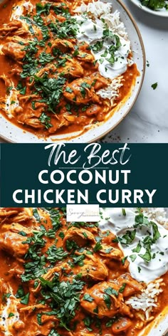 the best coconut chicken curry recipe is made with only three ingredients