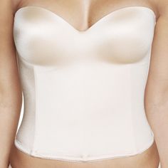 PRICES MAY VARY. Low back design perfect for wear with strapless dresses Hidden boning and underwires smooths the midsection, sides & back Soft-banded, cotton lined underwires support comfortably Fully convertible to strapless – matching straps included Detachable, e-z connect garters included Corset Bra Top, Bridal Bra, Bra Image, Strapless Dresses, Corset Bra, Longline Bra, Lounge Lingerie, Everyday Bra, Garters