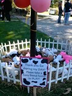 there is a sign that says thank you for sharing my day please take a furry friend home to play