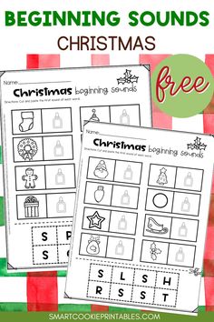 2 free worksheets of Christmas Beginning Sounds Cut and Paste Free Christmas Worksheets For Kindergarten, Christmas Labeling Kindergarten Free, Christmas Reading Activities Kindergarten, Christmas Literacy Activities Preschool Free Printables, Christmas Beginning Sounds Free, Free Kindergarten Christmas Printables, Kindergarten Christmas Worksheets Free, Christmas Activities Kindergarten Free, Christmas Cut And Paste Worksheets