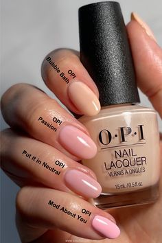 Passion Nail Polish Opi, Opi It's A Girl, I Met My Soulmate Opi, Opi We Canyon Do Better, Opi Bubble Bath And Bare My Soul, Simple Nails Opi, Wedding Opi Nail Polish, Love Is In The Bare Opi Gel Polish, Bridal Nail Color Opi