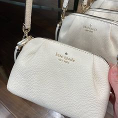 Kate Spade Crossbody Bag New With A Tag Kate Spade Cream Crossbody Shoulder Bag, Kate Spade Cream Shoulder Bag With Removable Pouch, Kate Spade Cream Bag With Adjustable Strap, Kate Spade Cream Shoulder Bag For Travel, Blue Kate Spade Purse, Kate Spade Crossbody Bag, Leather Zip Pouch, Cross Shoulder Bags, Bags Kate Spade