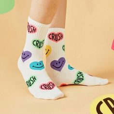 All Products · Foreveronline · Online Store Powered by Storenvy Socks Shoes, Cute Clothing, Happy Love, Baby Things, Sock Shoes, Socks Women, Textile Design, Keep It Cleaner, Blue Orange