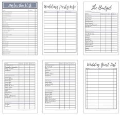 printable wedding guest list for guests