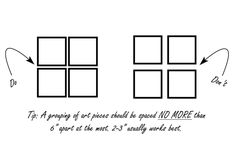 the diagram shows how to draw four squares