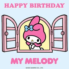 Birthday Sanrio, Happy Birthday Boyfriend, Happy Birthday To Us, Instagram Happy Birthday, Hello Kitty Friends, Boyfriend Birthday, Wonderful Day, Hello Kitty