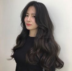 Korean Wavy Perm, Long Hair Inspiration, Wavy Perm, Sleek Short Hair, Hairstyle Inspo, Hair Icon, Wedding Hair Inspiration