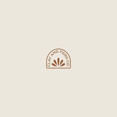 Logo design for Clay & Fern Co. Pottery Logo Design Ideas, Logo Design For Jewelry, Landscape Company Logos, Clay Logo, Massage Logo, Cafe Menu Design, Brand Inspiration Board, Hipster Logo, Logo Design Inspiration Branding