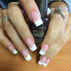 French Manicure Acrylic Nails Square, French Manicure Acrylic, Manicure Acrylic Nails, Pedicure French, Acrylic Nails Square, French Manicure Acrylic Nails, Gel Pedicure