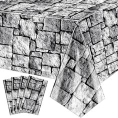 an image of a stone wall that looks like it has been cut into pieces and placed on