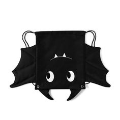 Gymboree Glow Bat Candy Bag Size: 11 Inches (H) X 10 Inches (W) Trick-Or-Treating Just Got More Fun With A Bat Bag That Holds All Of Their Candy! 100% Polyester Drawstring Closure Features Embroidered Bat Face 3d Ears And Wings Measures Approx. 11 Inches (H) X 10 Inches (W) Trick Or Treat Collection Cute Black Bags For Halloween, Casual Black Halloween Bag, Casual Black Bag For Halloween, Black School Bag For Halloween, Black School Bags For Gift, Black Back-to-school Bag Gift, Black Bags For Back To School Gift, Playful Black Bag For Back To School, Fun Black Bags For Back To School