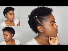 4c Natural Hairstyles Short, Natural Hair Twa, African Natural Hairstyles, Short Afro Hairstyles, Twa Hairstyles, Easy Hairstyles Quick, Quick Natural Hair Styles, American Hairstyles