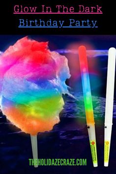 three different colored cotton balls on sticks with the words ebay $ 2 13 each