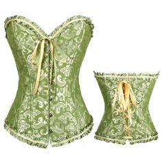 This Dress is fashionable for every occasion. the dress is made-to-order by professional tailors. You can choose from 50 colors, Regular sizes 2 to 16 and plus sizes 14w to 26W. Custom size is also available. Corset Steampunk, Long Flowing Skirts, Green Corset, Steampunk Corset, Plus Size Corset, Gothic Corset, Corset Bustier, Overbust Corset, Lace Body