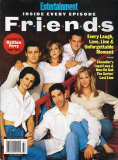 the cast of friends on the cover of entertainment weekly