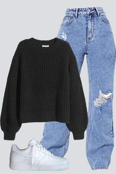 Jean Outfit Ideas For Women, Aesthetic Outfits For Winter, Simple Outfit Ideas Casual, Jeans Outfit Ideas, Look Legging, Winter Outfit Ideas, Casual Preppy Outfits, Trendy Outfits For Teens