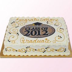 congratulations cake for class of 2012