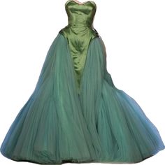 Green Ball Gown, Zac Posen Dress, Green Evening Gowns, Long Green Dress, Green Evening Dress, Dresses Green, Green Gown, Woman Suit Fashion, Queen Dress