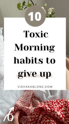 toxic morning habits to give up Vishaka Blone, Morning Routines List, Mindful Morning, Morning Hacks, Motivation Ideas, Morning Routine Productive, 5am Club, Morning Routine Checklist, Routine Checklist