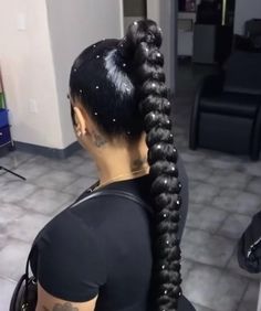 Sleek Braided Ponytail, Birthday Hairstyles, Braids Hairstyles Pictures, Happy New Years, Girls Hairstyles Braids