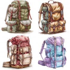 Get these 14 Trekking Backpack Clipart Bundle Set 2 and enhance your personal projects, digital scrapbooks, greeting cards, marketing materials, website decorations, social media posts, and so much more. Whether you are a seasoned graphic designer or DIY enthusiasts, these watercolor cliparts are designed to be easily integrated into any project, ensuring a seamless and enjoyable creative experience for any occasion like Mother's Day, Birthdays, Baby Shower, parties, kids room decoration, living Backpack Clipart, Backpack Sticker, Trekking Backpack, Sticker Printable, Backpack Design, Watercolor Images, Journal Paper, Hiking Backpack, New Hobbies