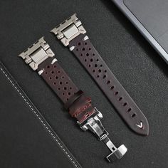 PU Leather Band For Apple Watch Ultra 2 Series 9 8 7 Luxury Strap for iWatch SE4 Leather Rectangular Apple Watch Band, Rectangular Leather Apple Watch Band, Silver Leather Rectangular Watch Bands, Apple Watch Ultra Bands, Color Bracelet, Apple Watch Ultra, Watch Ultra, Color Bands, Mens Band