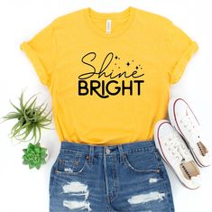 Shine bright, toddler tshirt, little girls shirts, girls shirt, toddler girl shirt, shirts for girls, girls graphic tee, toddler graphic tee