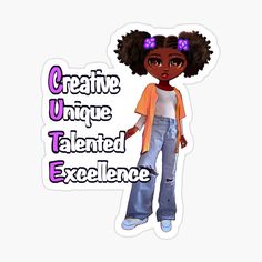 Get my art printed on awesome products. Support me at Redbubble #RBandME: https://www.redbubble.com/i/sticker/Cute-Positive-affirmations-motivational-inspirational-quotes-sayings-words-black-girl-anime-African-American-melanin-queen-affirmation-by-Artonmytee/160394502.EJUG5?asc=u Motivational Inspirational Quotes, Bell Ringers, Uplifting Messages, Gift Quotes, Motivational Quotes For Success, Uplifting Quotes, Inspirational Quotes Motivation, Daily Affirmations, Affirmation Quotes