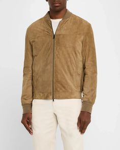 Suede Jacket Men, Cafe Racer Jacket, Blouson Jacket, Zegna Men, Racer Jacket, Men Suede, Ermenegildo Zegna, Suede Jacket, Mens Outerwear