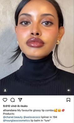 Afnan Dano Makeup, Angelic Makeup Black Women, Fall Makeup Black Women, Afnan Dano, Painted Stars, Glossy Lips Makeup, Makeup Black Women, Retro Makeup, Neutral Makeup