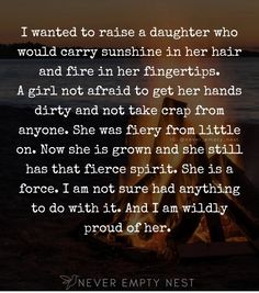 a campfire with the words i wanted to raise a daughter who would carry sunshine in her hair and fire in her fingers