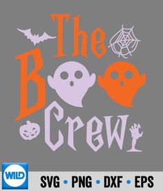 the boo crew svg png dxf eps example