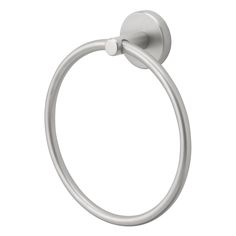 Modern design meets functionality with the Allen + Roth robe and towel ring from the Harlow collection. A brushed nickel finish creates a versatile look. This concealed mounting towel ring comes with mounting hardware. Installation is easy with the included mounting hardware and assembly instructions. Complete your project with the matching Harlow bath collection items. A limited lifetime warranty provides peace of mind. Hang a small towel using the sleek Harlow towel ring from Allen and Roth. a Bathroom Fixtures Brushed Nickel, Bar Toilet, Beach Glass Crafts, Brushed Nickel Bathroom, Bathroom Oasis, Bath Collection, Allen Roth, Bathroom Hardware Set, Small Towel