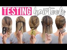 TRYING 5 WEIRD HAIR TOOLS | PATRY JORDAN - YouTube Weird Hair, Hair Bun Maker, Ponytail Hairstyles Easy, Amazing Hairstyles, Easy Bun Hairstyles, French Twist Hair, Braided Bun Hairstyles, Hair Magazine