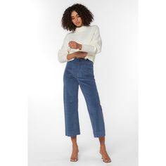 The Corduroy Blue Pants, Made From A Soft And Cozy Corduroy Fabric, Features A Cropped Wide Leg Silhouette Flattering To All Body Types. The Button Zip Closure And Front Patch Pockets Add A Touch Of Utility-Chic Style. * Material: 100% Cotton * Eco-Friendly * Machine Wash Cold * Model Is 5'9" And Wearing A Size S * Imported Blue Corduroy Pants, Heart Pants, Yellow Jeans, Cords Pants, Velvet Heart, Blue Spruce, 2024 Outfits, Blue Corduroy, California Casual