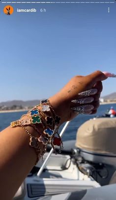 Cardi B Tattoo, Peace Crafts, Bracelet Tattoos, Xoxo Jewelry, Girly Bracelets, Van Cleef And Arpels Jewelry, Expensive Jewelry Luxury