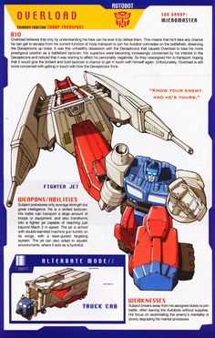 an advertisement for the new generation of toys from the 1990s, with instructions on how to use it