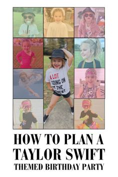 how to plan a taylor swift themed birthday party for your child's first birthday