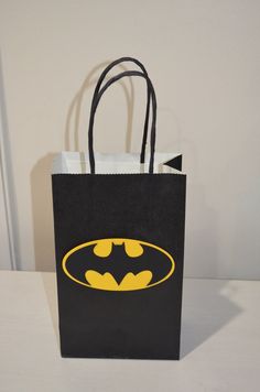 a batman bag sitting on top of a table