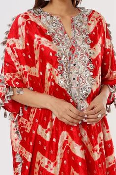 Shop for Payal Singhal Red Silk Bandhani Pattern Kurta With Churidar for Women Online at Aza Fashions Bandhani Pattern, Payal Singhal, Fabric Silk, Churidar, Red Silk, Three Quarter Sleeves, Quarter Sleeve, Aza Fashion, Sleeve Type