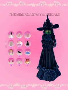 an animated image of a woman in a witch costume